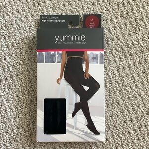 Yummie High Waist opaque black Shaping Tights